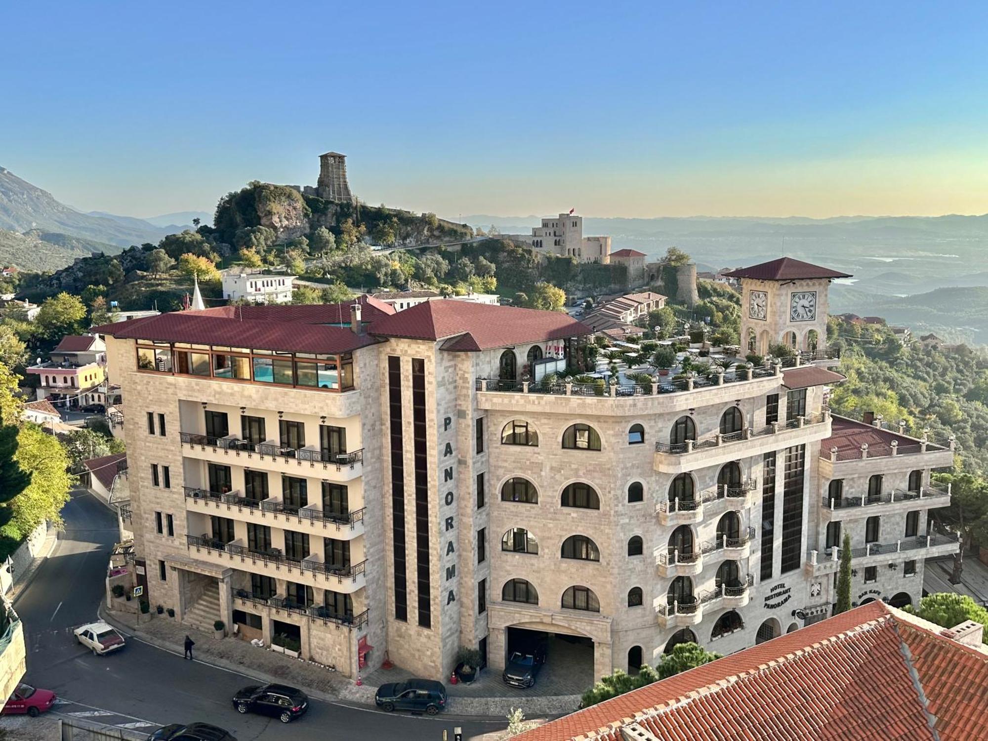 Hotel Panorama Kruje View On The Castle And The Old Town Extérieur photo